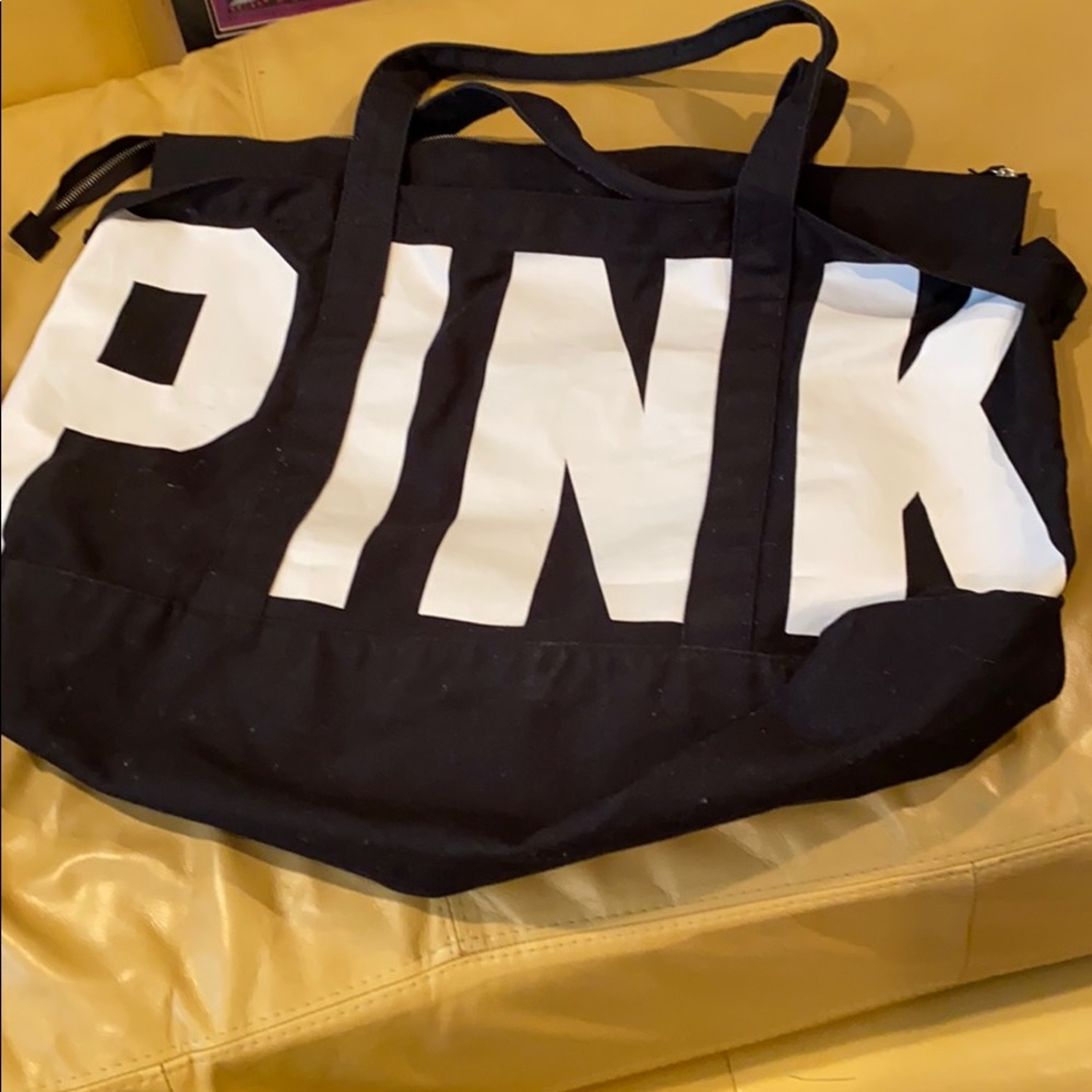 PINK canvas tote